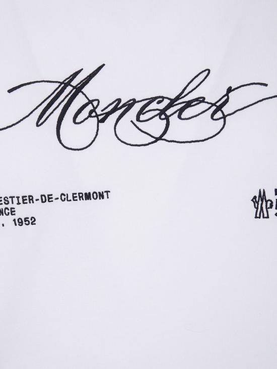 25FW 몽클레어 반팔 티셔츠 K20918C0001289AUG 00A WHITE - MONCLER