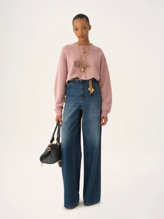 25FW 끌로에 스웨터 CH25WJH27194 6R5 DREAMY ROSE - CHLOE