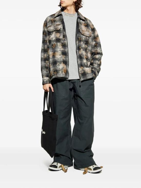 25FW 팜앤젤스 스트레이트 팬츠 PMCA117F25FAB001 1310 BLACK - PALM ANGELS