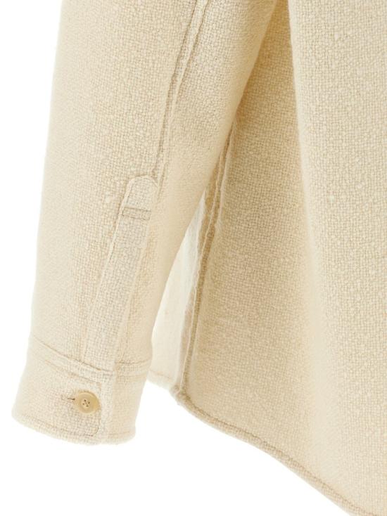 25FW 오라리 긴팔 셔츠 A25AB02HTIVORYWHITE Beige - AURALEE