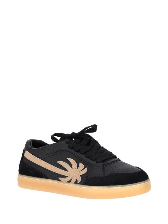 25FW 팜앤젤스 스니커즈 PWIA063F25LEA001 1061 BLACK BEIGE - PALM ANGELS