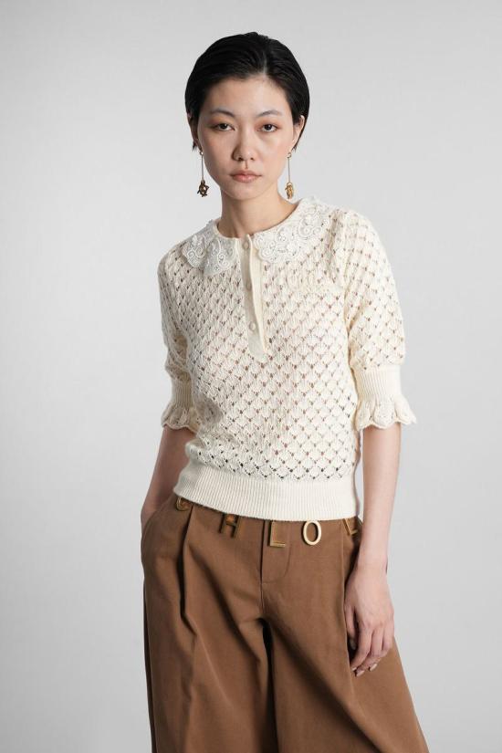 25FW 끌로에 스웨터 422614 CH25AMP47590 Beige