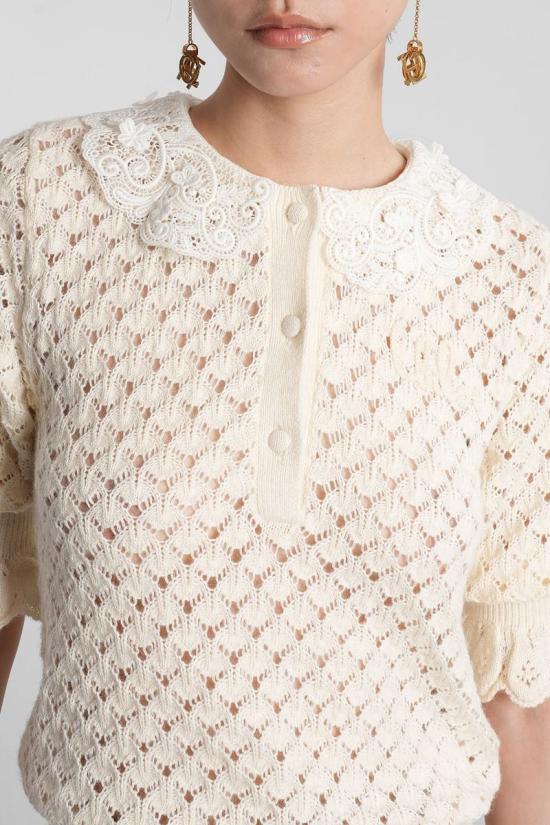 25FW 끌로에 스웨터 422614 CH25AMP47590 Beige - CHLOE