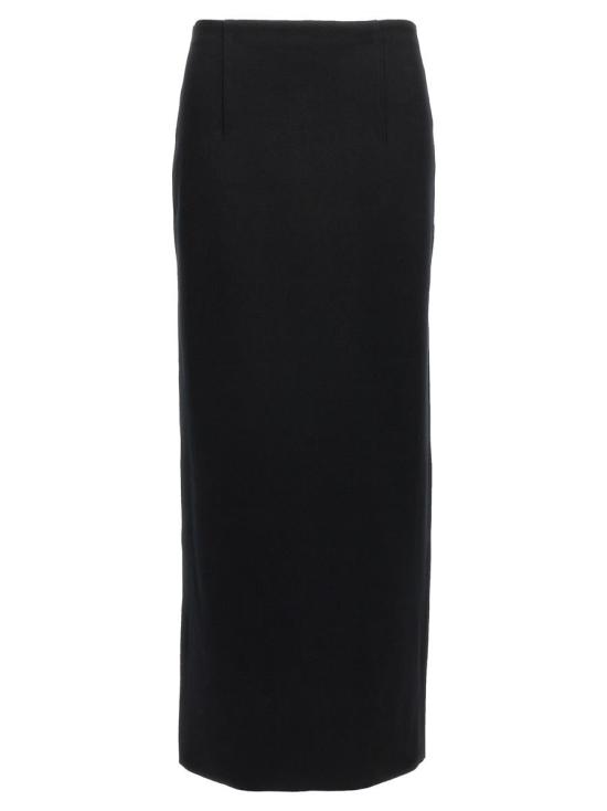  오라리 스커트 A25SS02WFBLACK Black