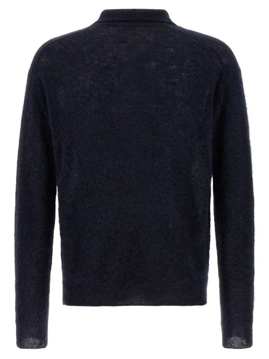 25FW 오라리 긴팔 셔츠 A25AP02AKNAVY BLUE - AURALEE