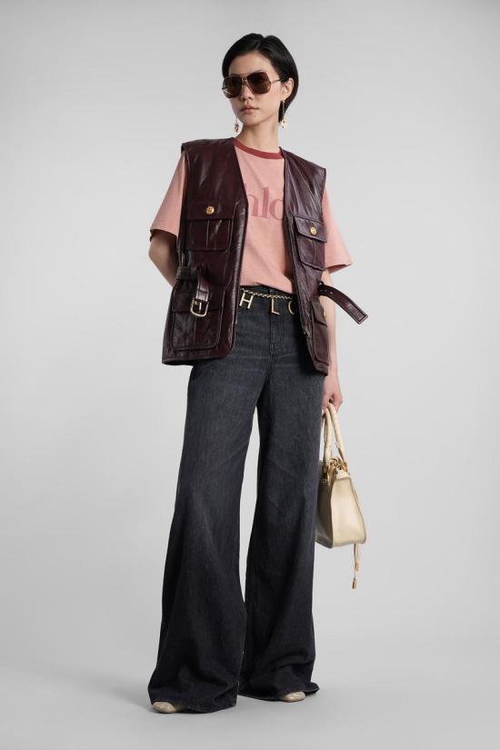 25FW 끌로에 반팔 티셔츠 422613 CH25AJH20173 Pink - CHLOE