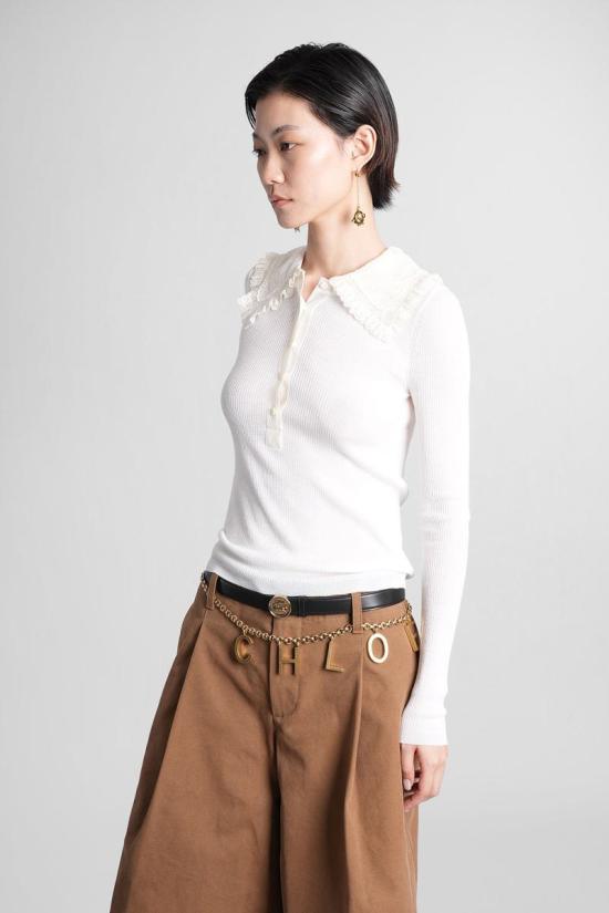 25FW 끌로에 스웨터 422611 CH25AHT58667 Beige - CHLOE