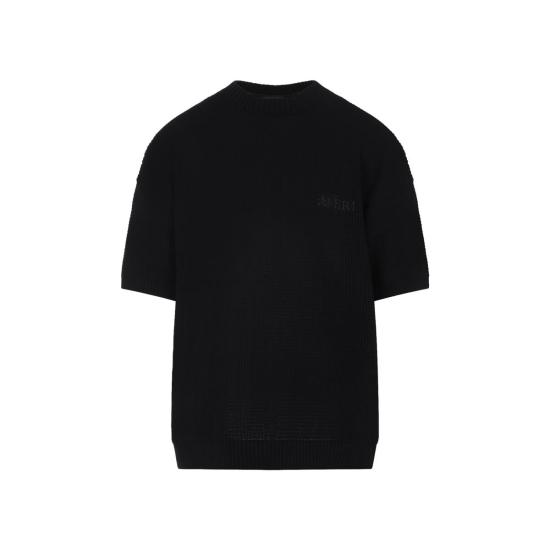 26SS 아미리 반팔 티셔츠 AMKNTE1052 Black