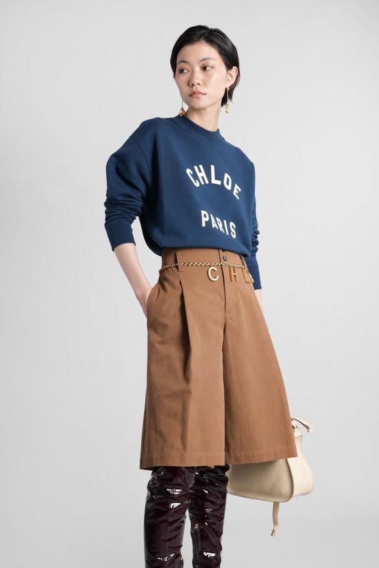 25FW 끌로에 스웨터 422619 CH24AJH12192 BLUE - CHLOE