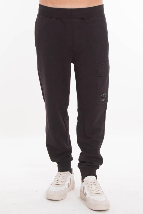 25FW 씨피 컴퍼니 스트레이트 팬츠 19CMSP717A 005A86W 999 Black - C.P. COMPANY