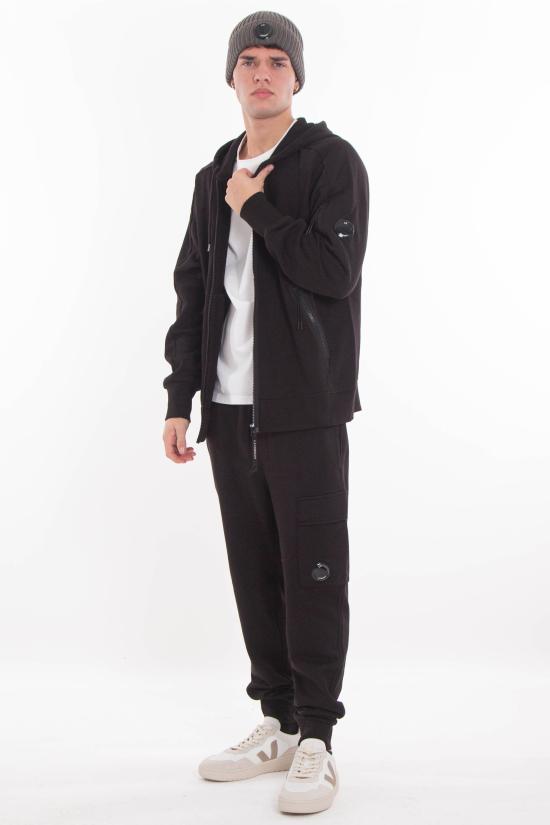 25FW 씨피 컴퍼니 스트레이트 팬츠 19CMSP717A 005A86W 999 Black - C.P. COMPANY