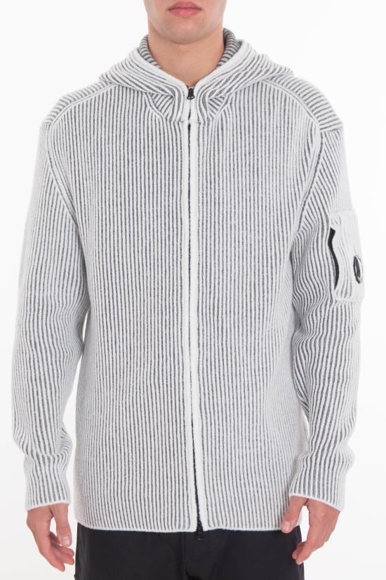 25FW 씨피 컴퍼니 후드 티셔츠 19CMKN258A 006170A 921 White - C.P. COMPANY