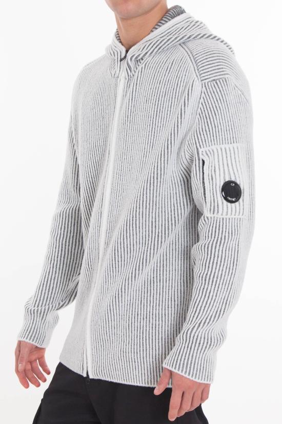 25FW 씨피 컴퍼니 후드 티셔츠 19CMKN258A 006170A 921 White - C.P. COMPANY