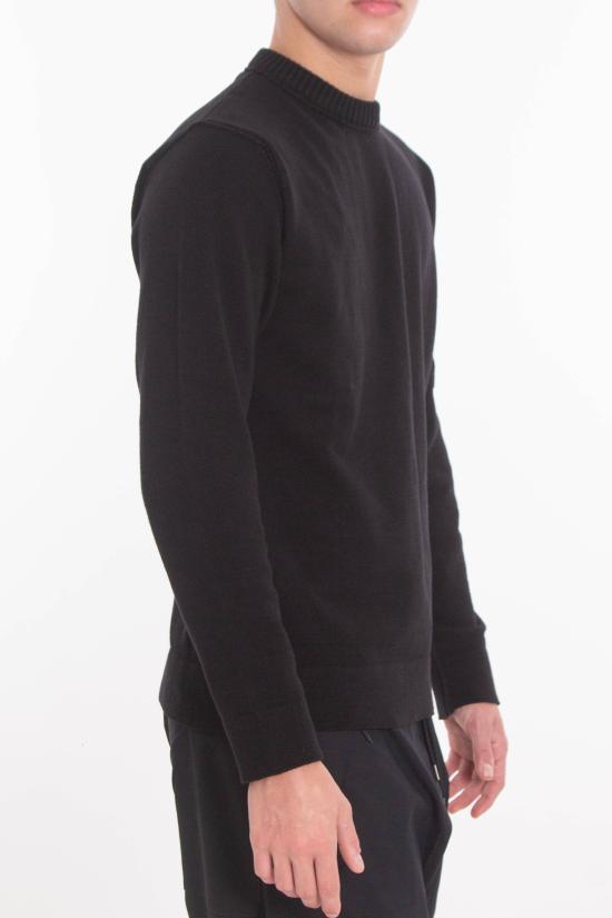 25FW 씨피 컴퍼니 스웨터 19CMKN238A 110432A 999 Black - C.P. COMPANY