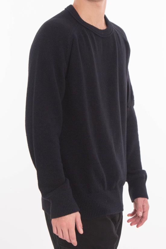 25FW 씨피 컴퍼니 스웨터 19CMKN252A 006170 999 Black - C.P. COMPANY