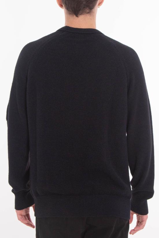 25FW 씨피 컴퍼니 스웨터 19CMKN252A 006170 999 Black - C.P. COMPANY