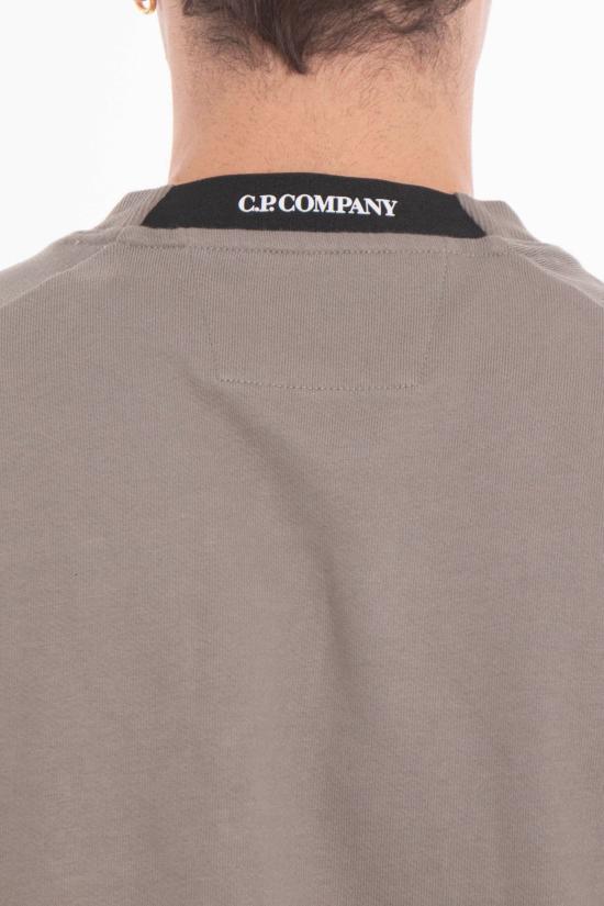 25FW 씨피 컴퍼니 긴팔 티셔츠 19CMSS713A 005086W 356 Grey - C.P. COMPANY