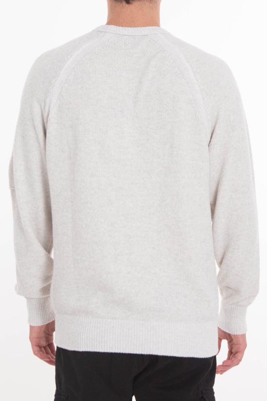 25FW 씨피 컴퍼니 스웨터 19CMKN252A 006170 M12 White - C.P. COMPANY