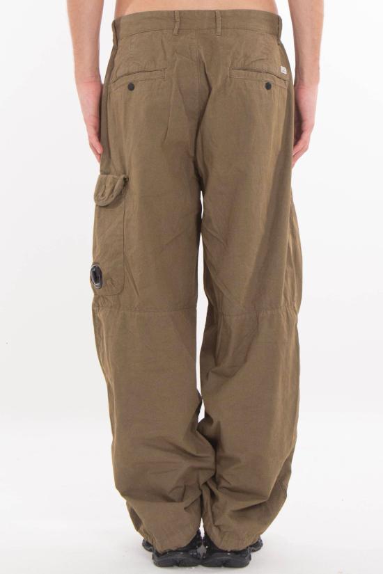 25FW 씨피 컴퍼니 스트레이트 팬츠 19CMPA065A 110324G 652 Green - C.P. COMPANY