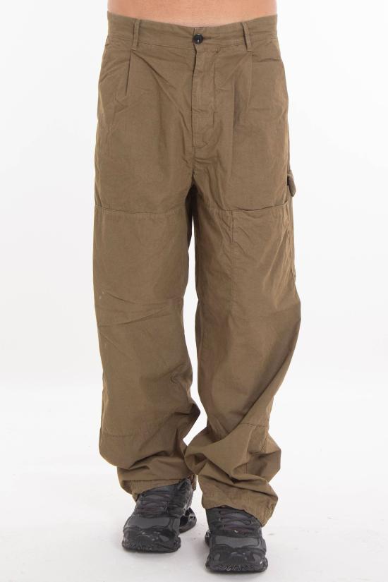 25FW 씨피 컴퍼니 스트레이트 팬츠 19CMPA065A 110324G 652 Green - C.P. COMPANY