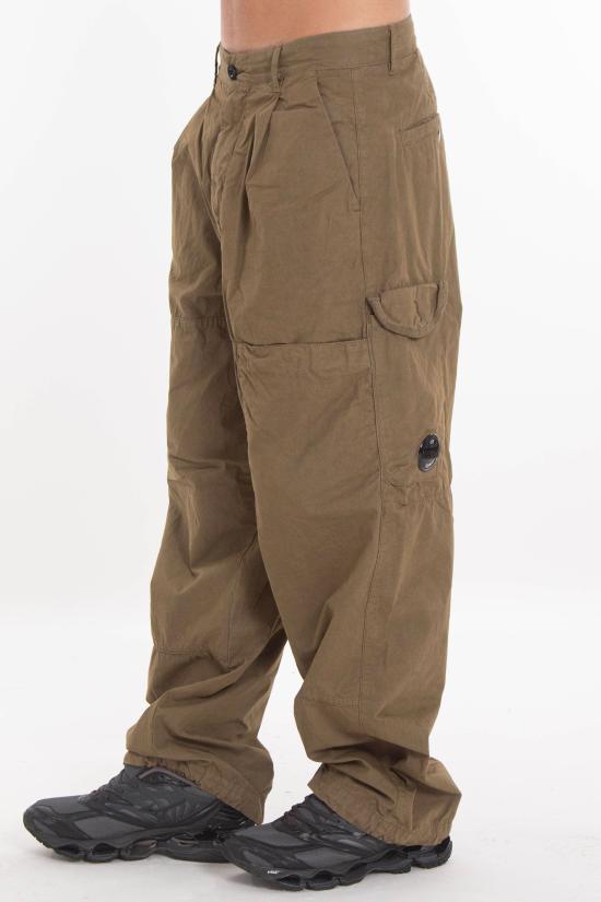 25FW 씨피 컴퍼니 스트레이트 팬츠 19CMPA065A 110324G 652 Green - C.P. COMPANY