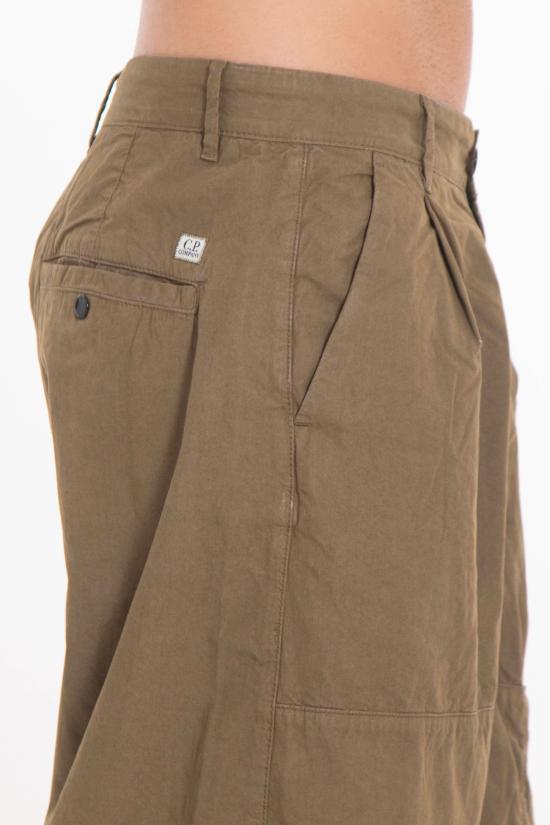 25FW 씨피 컴퍼니 스트레이트 팬츠 19CMPA065A 110324G 652 Green - C.P. COMPANY