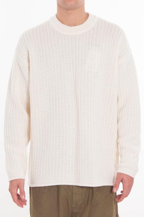 25FW 씨피 컴퍼니 스웨터 19MKN127A 110149A 103 White - C.P. COMPANY