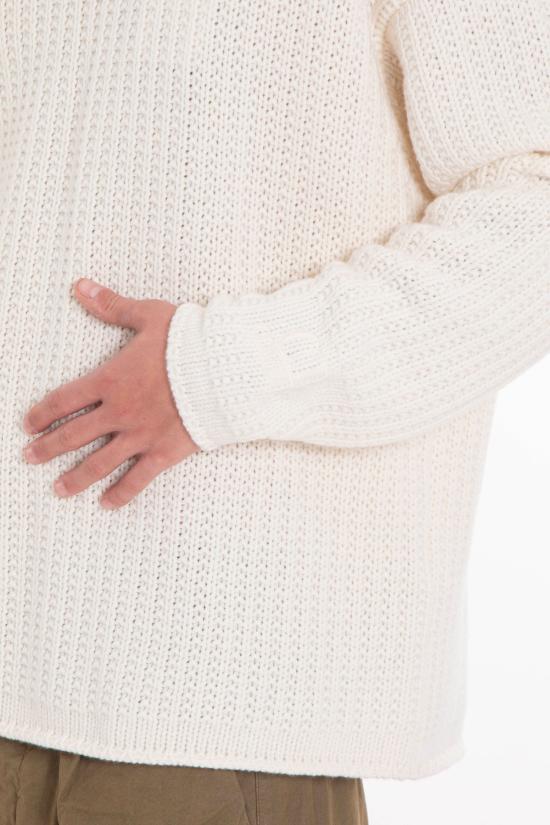 25FW 씨피 컴퍼니 스웨터 19MKN127A 110149A 103 White - C.P. COMPANY