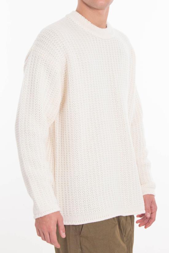 25FW 씨피 컴퍼니 스웨터 19MKN127A 110149A 103 White - C.P. COMPANY