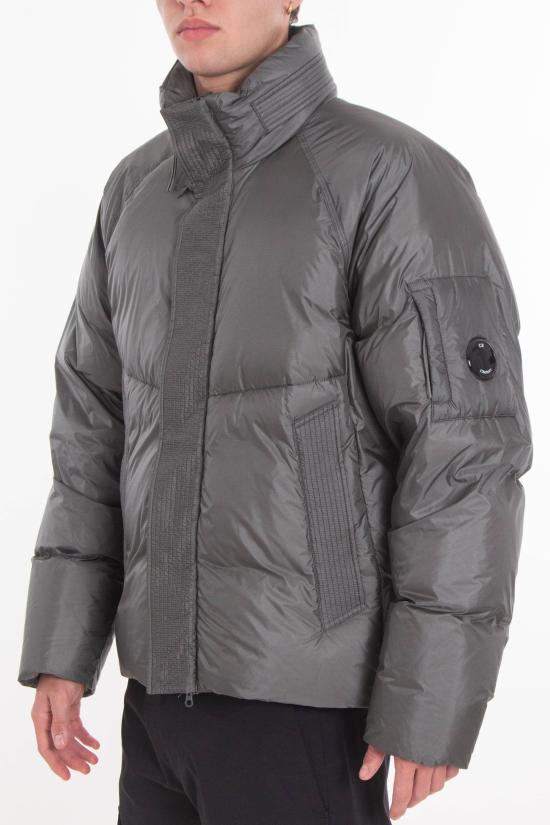 25FW 씨피 컴퍼니 다운 쉴드 후드 렌즈 패딩 19CMOW183A 110467A 921 Grey - C.P. COMPANY
