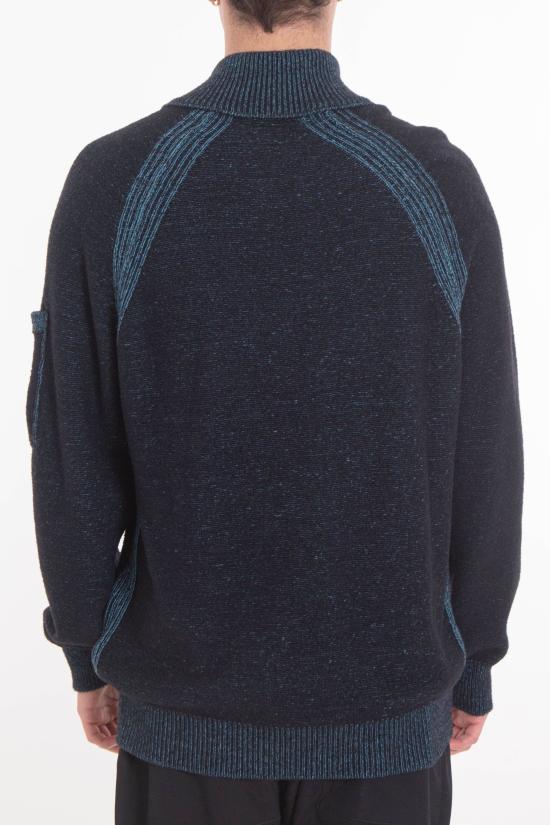 25FW 씨피 컴퍼니 스웨터 19CMKN309A 006170A 815 Blue - C.P. COMPANY