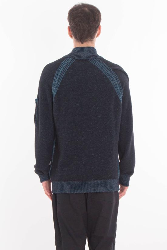 25FW 씨피 컴퍼니 스웨터 19CMKN309A 006170A 815 Blue - C.P. COMPANY