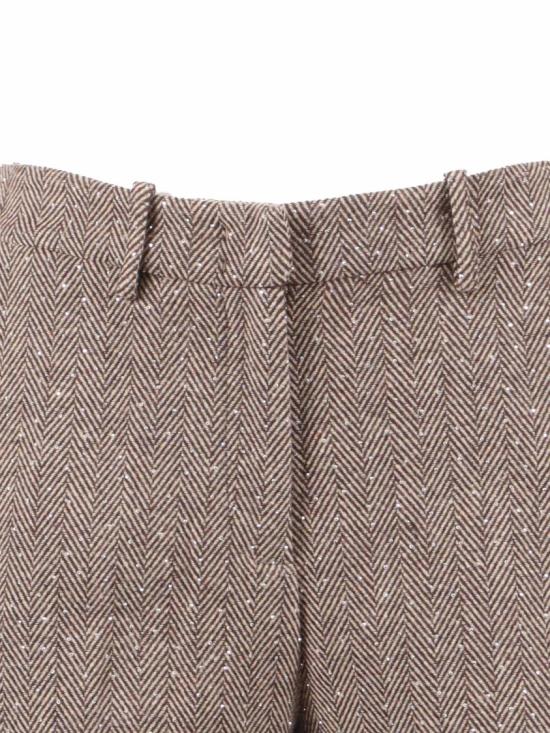 25FW 에르마노 설비노 팬츠 D47EP002ED0 Brown - ERMANNO SCERVINO