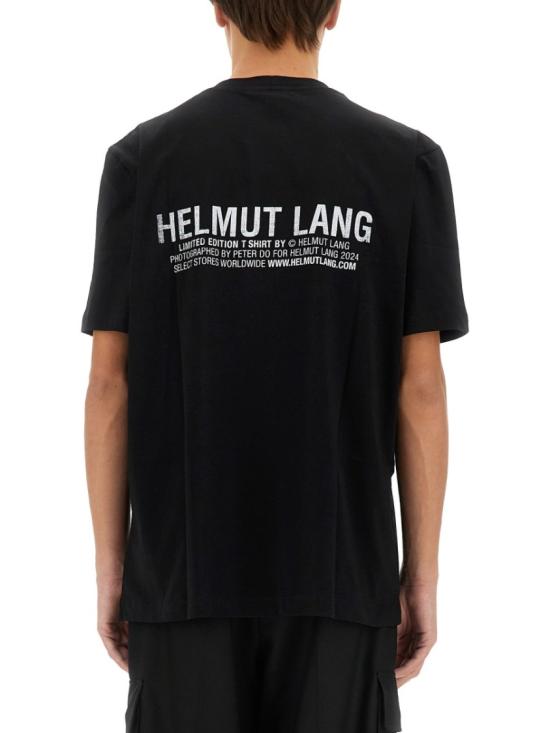  헬무트랭 반팔 티셔츠 O06HM514 001 Black - HELMUT LANG