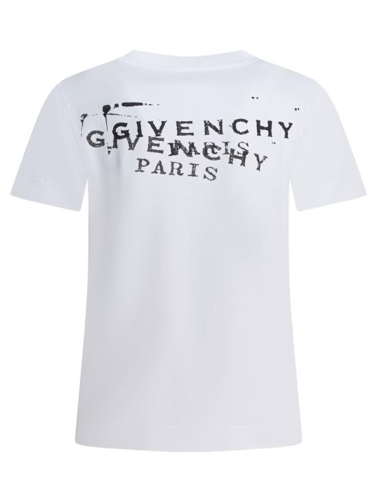 26SS 지방시 반팔 티셔츠 BW70FJP7A7100 White - GIVENCHY