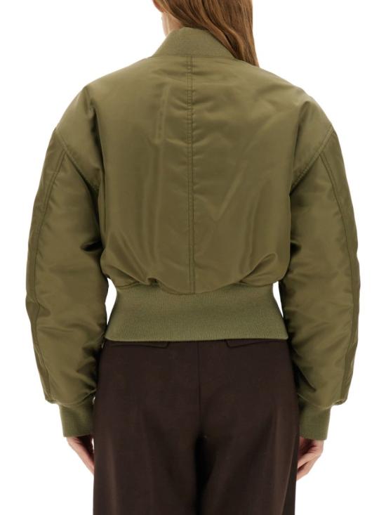  생로랑 나일론 크롭 봄버 자켓 820233 Y845W1340 Green - SAINT LAURENT