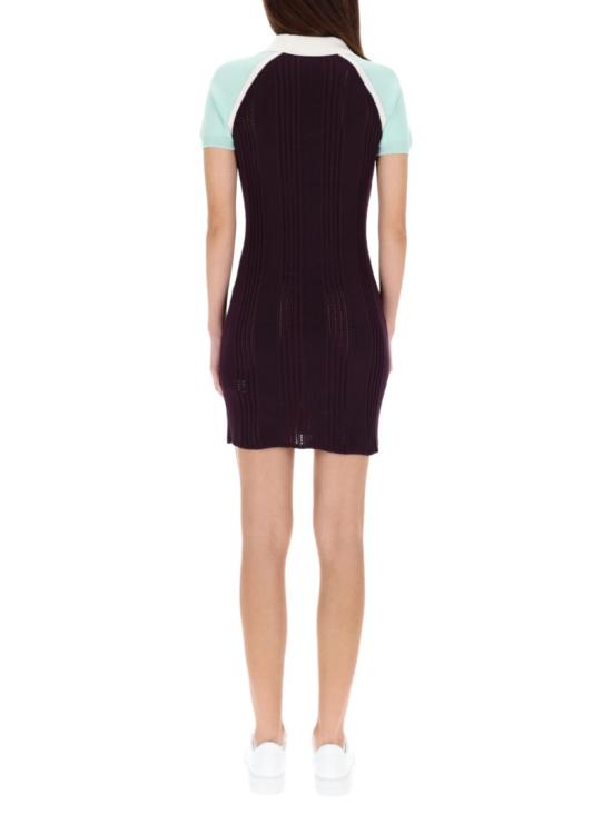 25FW 카사블랑카 원피스 W AW25 KW 1078 01AUBERGINE Purple - CASABLANCA