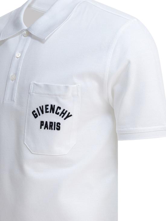 26SS 지방시 폴로 티셔츠 BML00T3YSD100 White - GIVENCHY