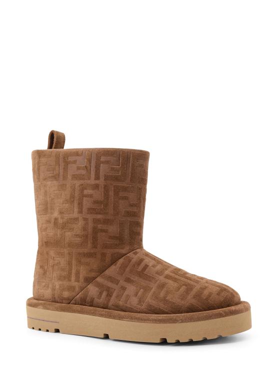 25FW 펜디 아프레 시크 FF 스웨이드 로우 부츠 8T8606ASA1F0C23 BROWN DOM - FENDI