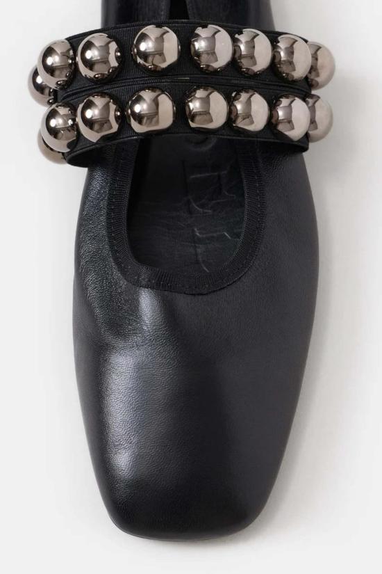  클로즈드 플랫 슈즈 닫힌 가죽 발레리나 - CLOSED