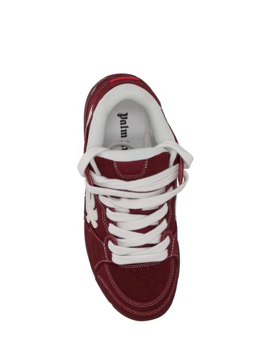 25FW 팜앤젤스 스니커즈 PMIA101F25LEA003 2801 BURGUNDY WHITE - PALM ANGELS