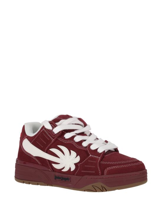 25FW 팜앤젤스 스니커즈 PMIA101F25LEA003 2801 BURGUNDY WHITE - PALM ANGELS