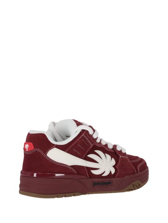 25FW 팜앤젤스 스니커즈 PMIA101F25LEA003 2801 BURGUNDY WHITE - PALM ANGELS