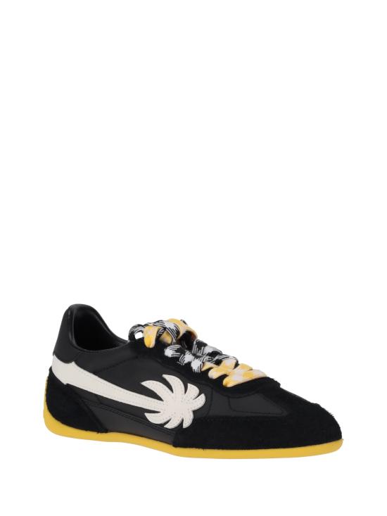 25FW 팜앤젤스 스니커즈 PWIA068F25LEA001 1001 BLACK WHITE - PALM ANGELS