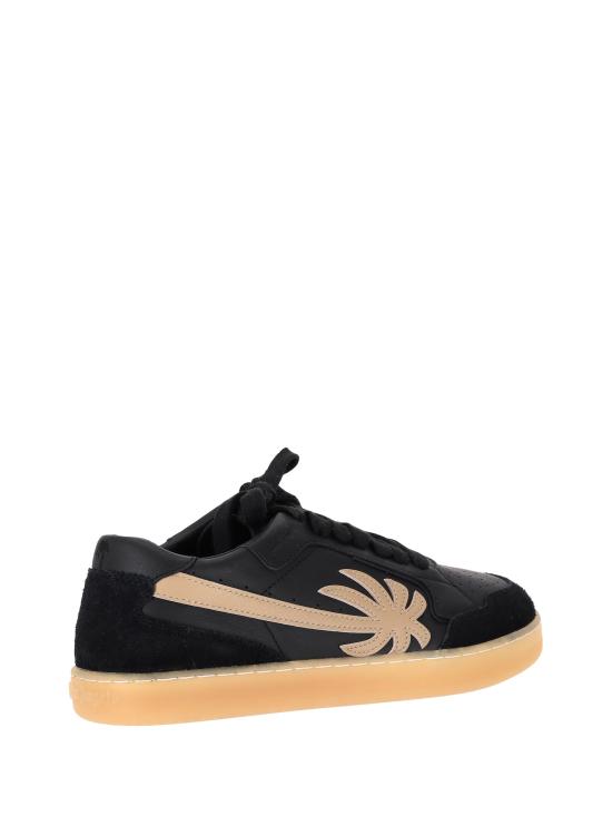25FW 팜앤젤스 스니커즈 PWIA063F25LEA001 1061 BLACK BEIGE - PALM ANGELS