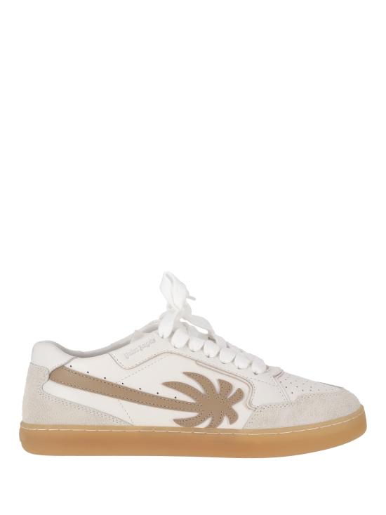 25FW 팜앤젤스 스니커즈 PWIA063F25LEA001 0161 WHITE BEIGE