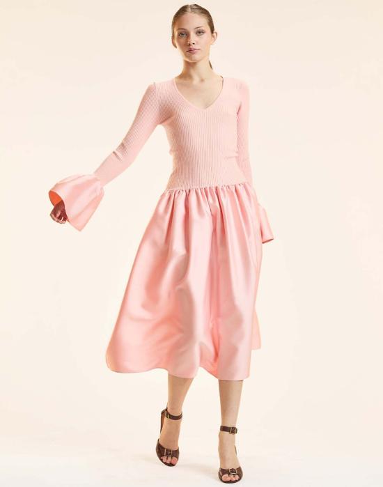  신시아 로리 롱 원피스 신시아 로울리 피오나 드레스 핑크 - CYNTHIA ROWLEY