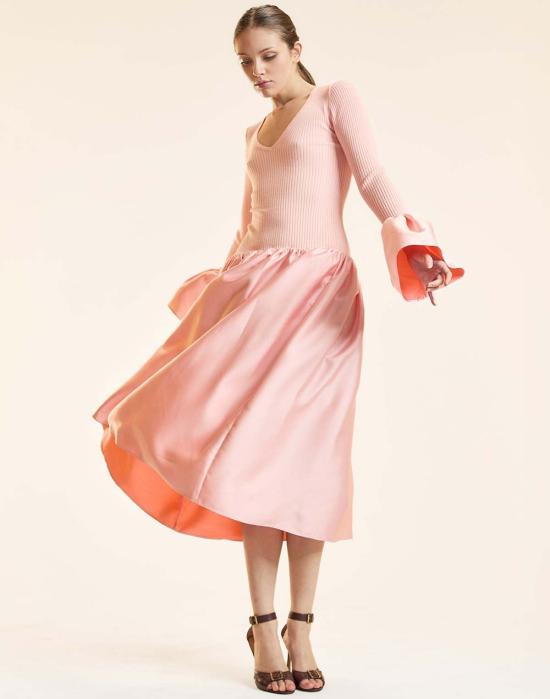  신시아 로리 롱 원피스 신시아 로울리 피오나 드레스 핑크 - CYNTHIA ROWLEY