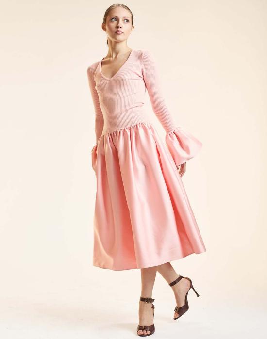  신시아 로리 롱 원피스 신시아 로울리 피오나 드레스 핑크 - CYNTHIA ROWLEY