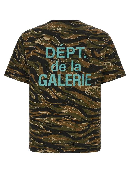 25FW 갤러리 디파트먼트 반팔 티셔츠 FT10307TIGERCAMO Green - GALLERY DEPT